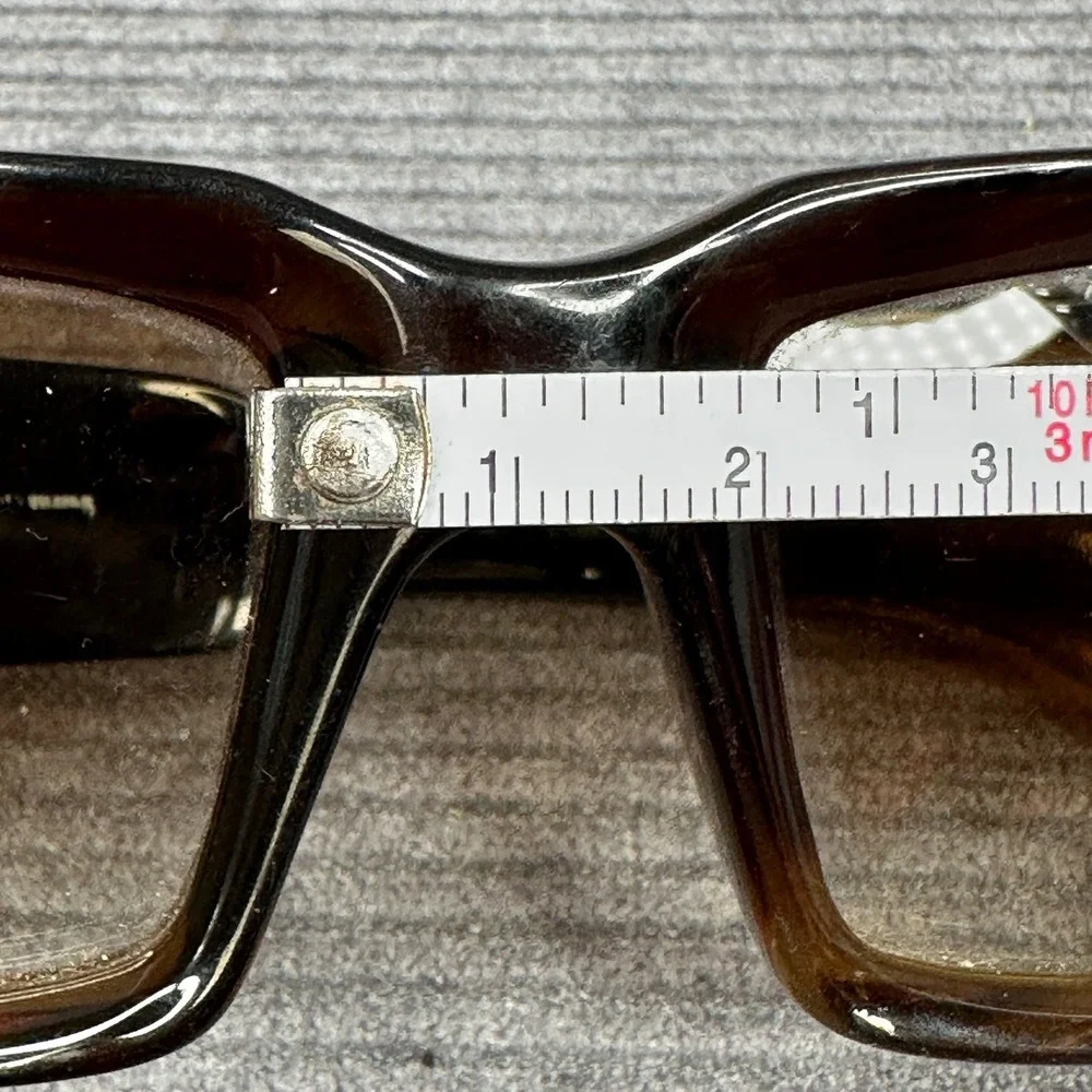Vintage Spy Optic Plus Sunglasses Brown Gradient Rectangular Y2k Frames